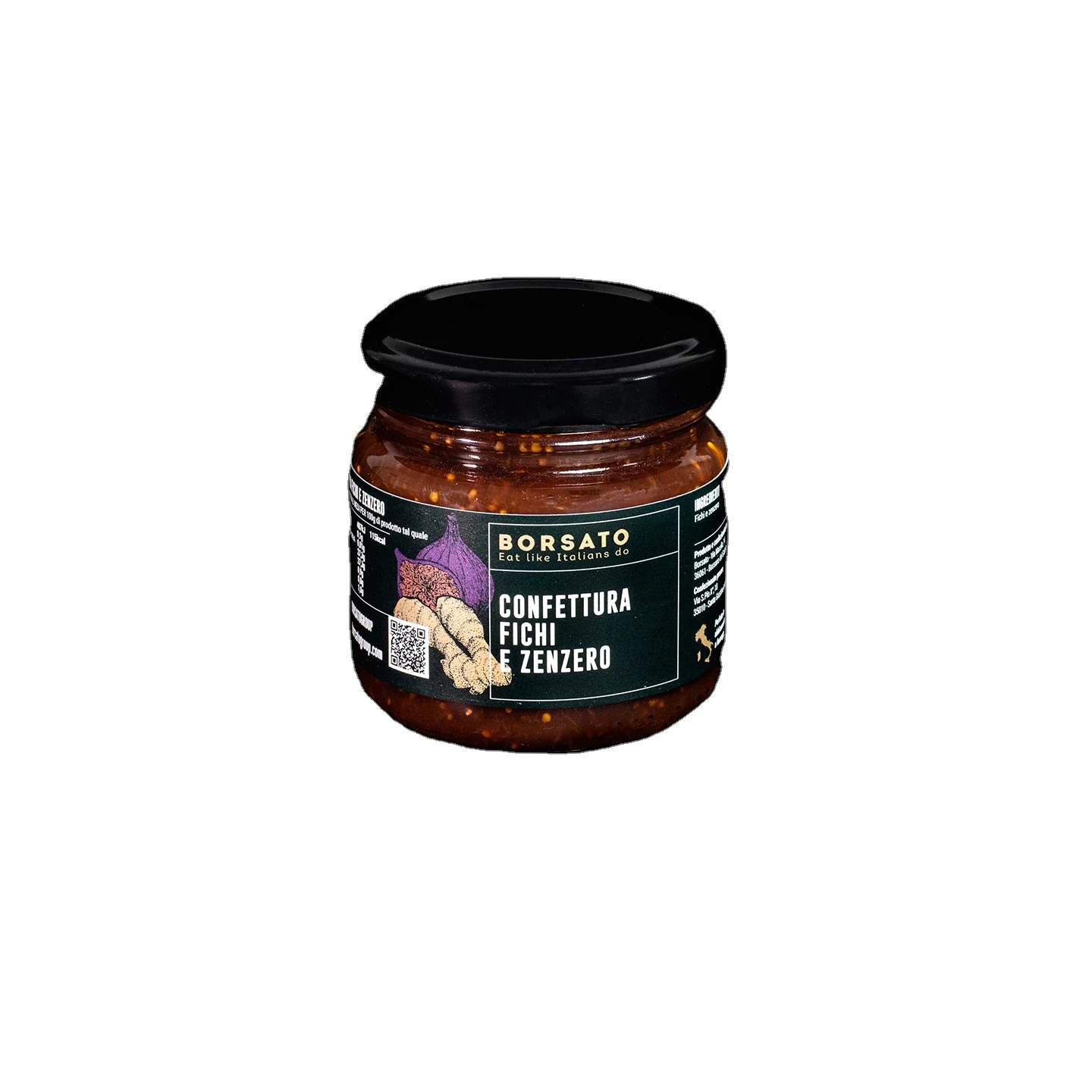 High quality figs and ginger compote