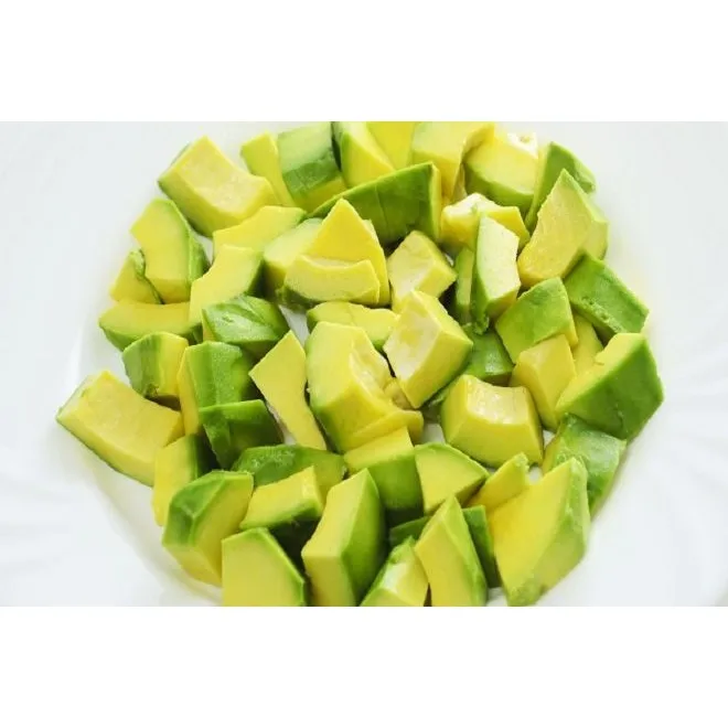 Top Quality Frozen Avocado Fruit HACCP ISO HALAL Certification  -18 Celsus degree booth 034