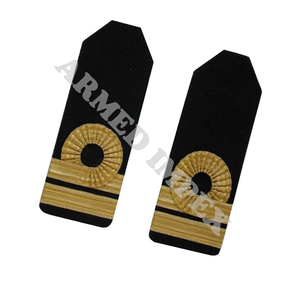 Военный офицер ВМС эполеты звание Королевский Золотой капитан времен Второй мировой войны скользящие плечи/Другие полицейские и военные принадлежности