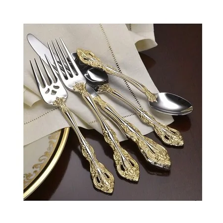 Trending Design Solid Brass Cutlery Set Premium Quality Wedding Table Top Cutlery Set At Wholesaler Price