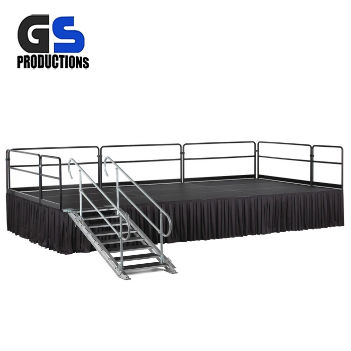 High Quality Aluminum outdoors movable folding portable stage platform