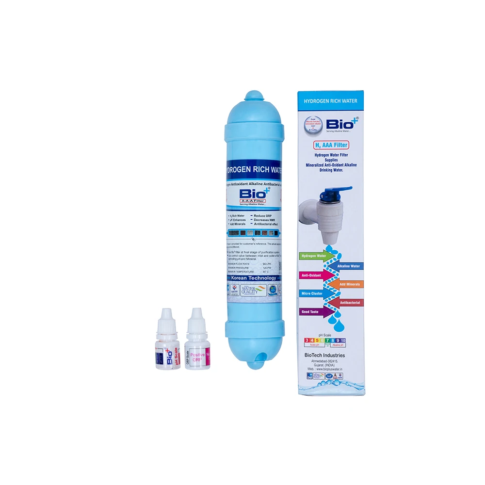 Лидер продаж алкалиновый фильтр для воды H2AAA + 8 дюймов непроницаемый насыщенный водородом антиоксидант минерализующий
