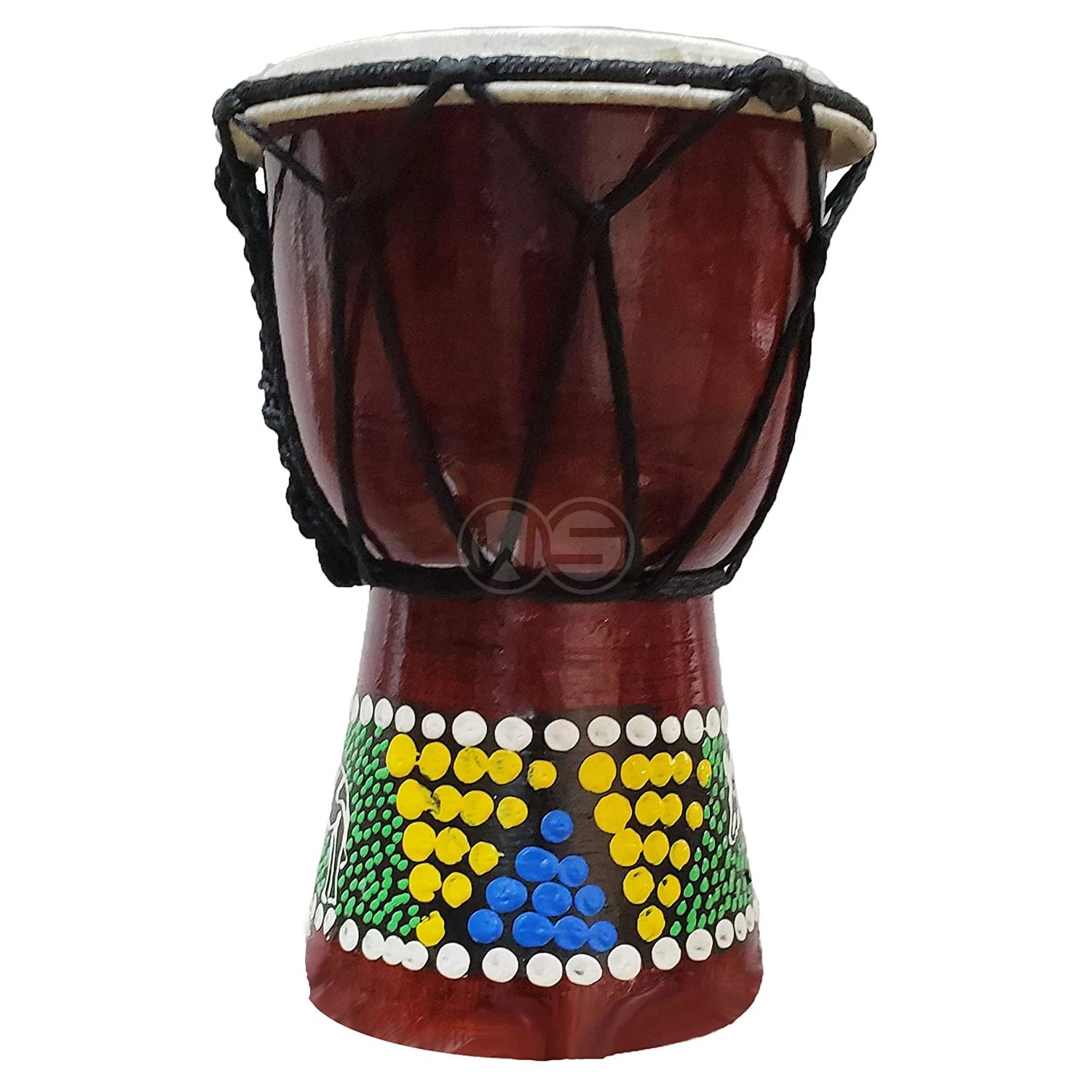 Djembe барабан ручная роспись разноцветная точка абориген с уникальными случайными узорами Бонго африканская музыка для начинающих детей