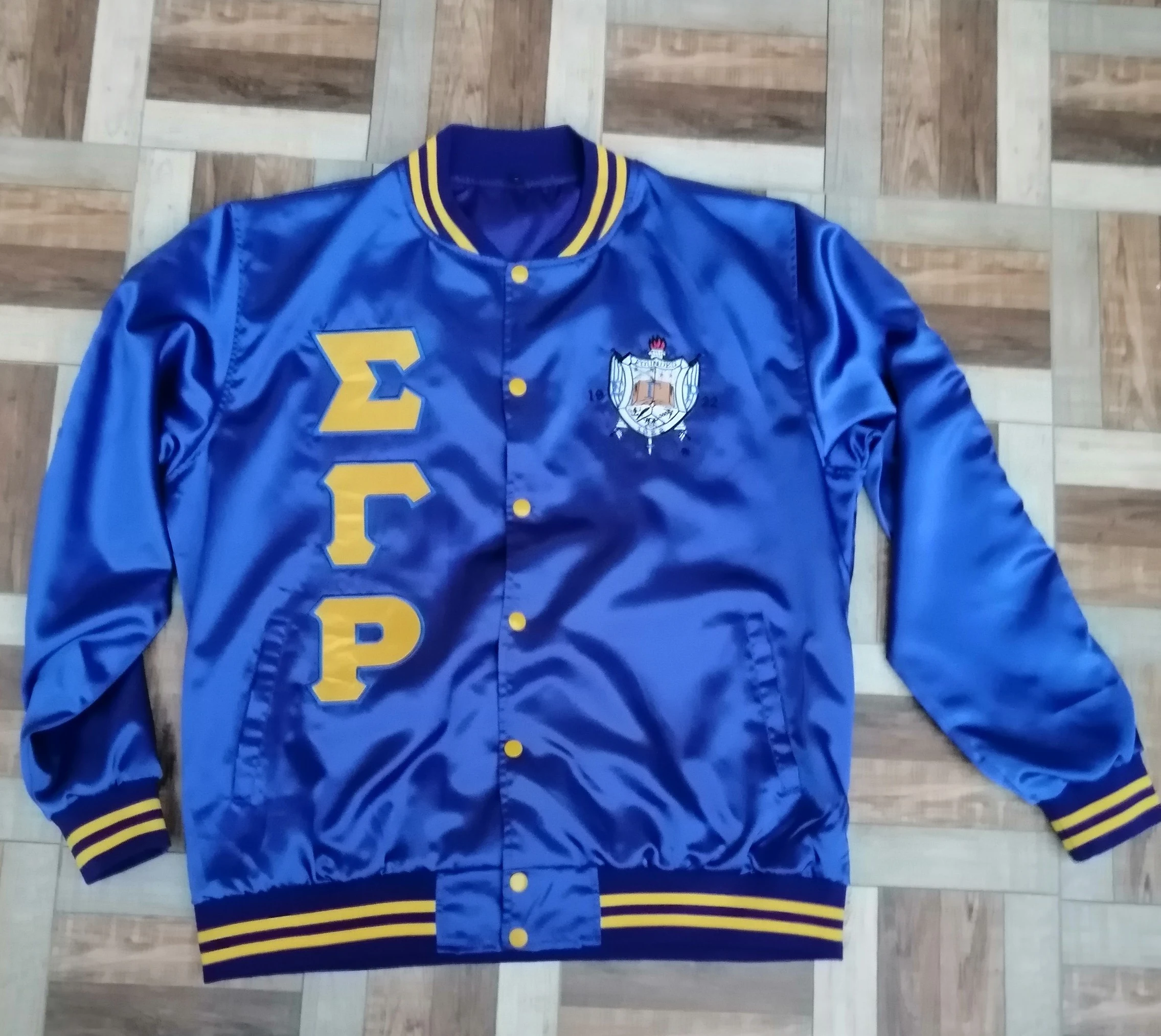 Sigma Gamma Rho sorority satin baseball Jacket | SGRHO satin Jacket