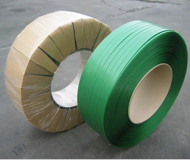 India PET Band Factory Polyester Strapping Band Size 12mm 16mm 18mm 19mm 1/2 inch 0.41 inch 5/8 inch USA market quality