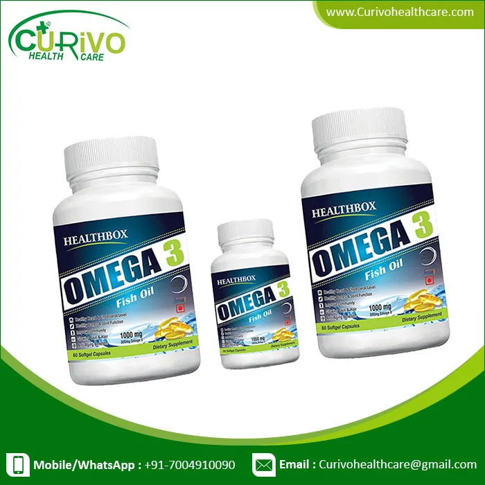 
1000 mg Omega 3 Soft Gel Capsule 