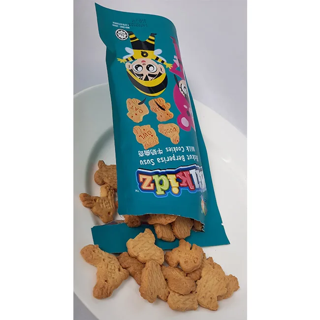 Wholesale Animal Shapes Pattern Milk Cookies with Animal Names Good For Kids Learning Sweet Milky Baked Cookies Malaysia Made
