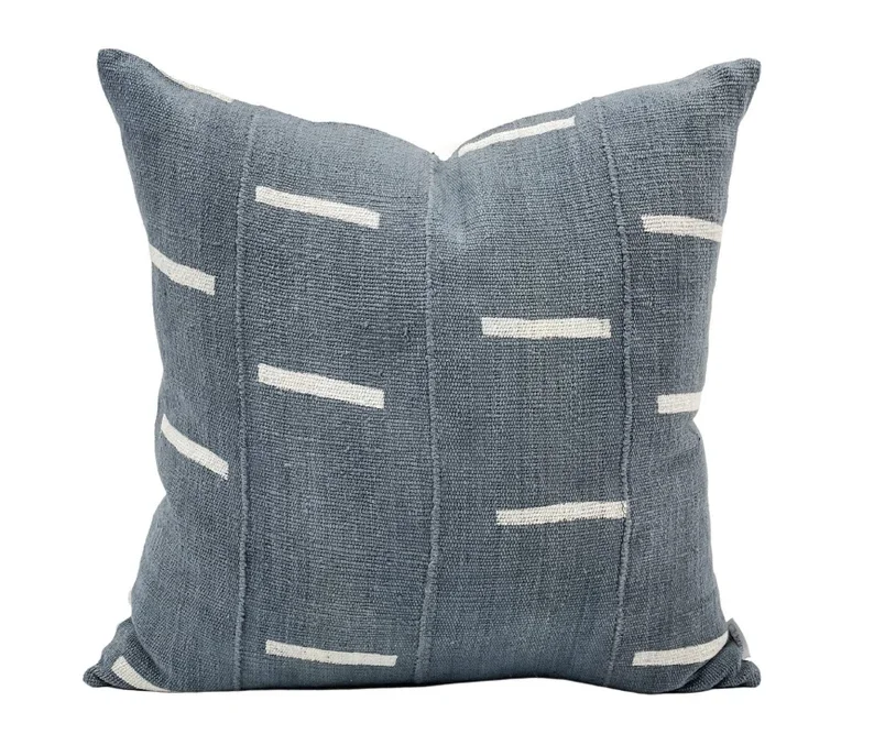 100% Organic Soft Cotton African Mud Cloth Hand Block Printed Throw Pillow Living Room Outdoor Decor Wholesale Cushion Cover