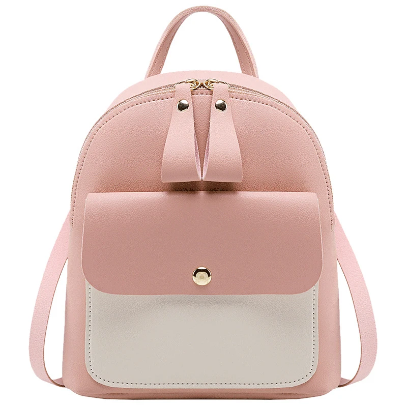 Wholesale Fashion Design Small Backpack Bag PU Leather Girls Mini Backpack