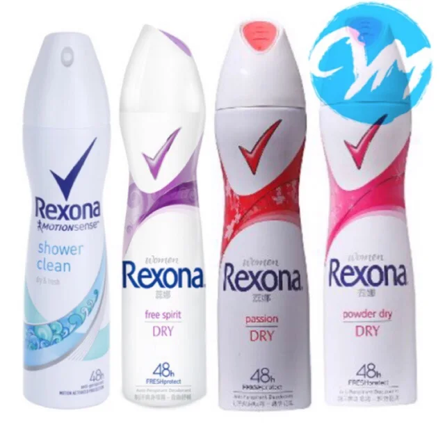 
REXONA Deodorant spray 150ML shower clear,passion,free spirit,powder dry 