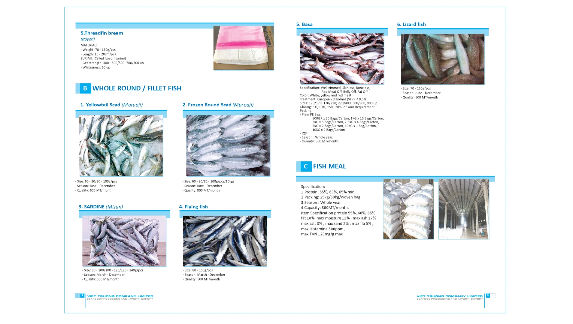 Wholesale Fish Meal Protein 50-60% fish meal for animal feed Made in Vietnam