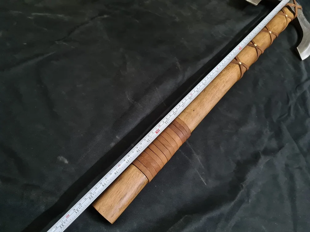  custom stainless steel Vikings style double blade axe