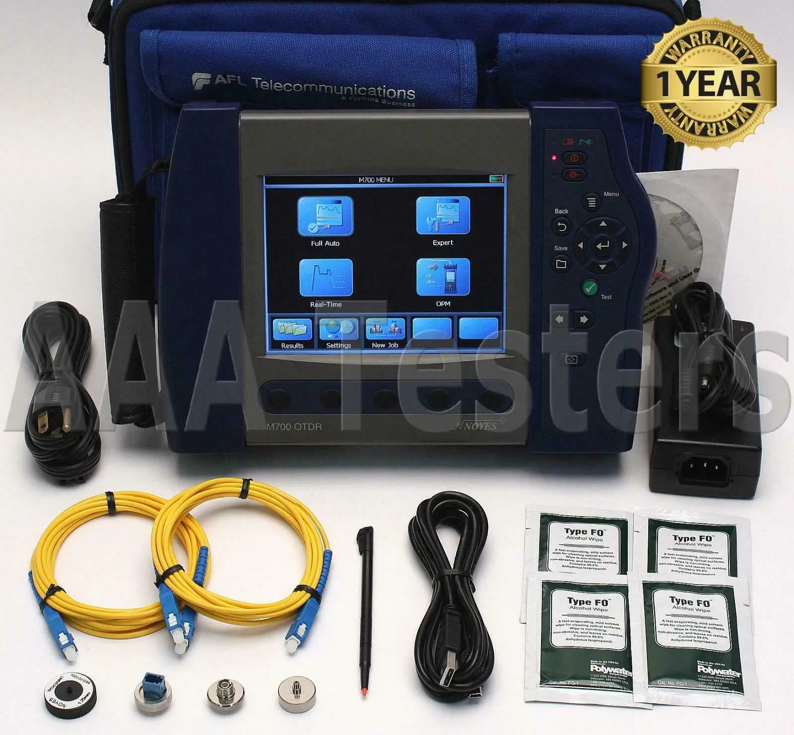 Wholesales AFL Noyes M700-20 SM Long Haul Fiber OTDR w/ VFL & Power Meter M700 M 700