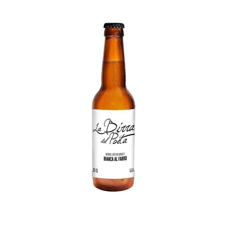 High Quality Beer Italian Birra del Poeta Bianca al Farro 33cl for Aperitif Lunch Dinner Best Price