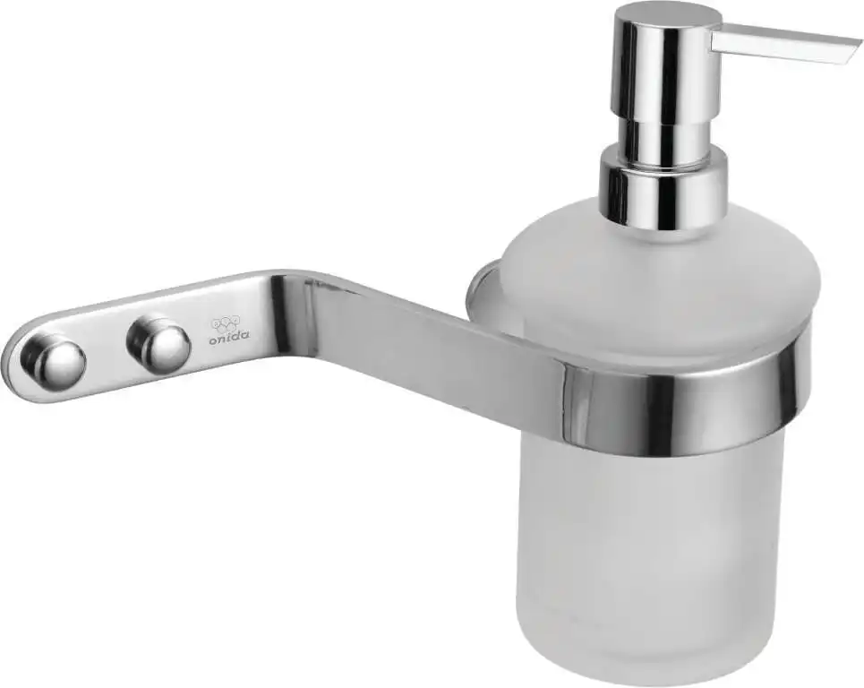  Латунный диспенсер для жидкого мыла настенный стеклянный бутылка с латунным держателем