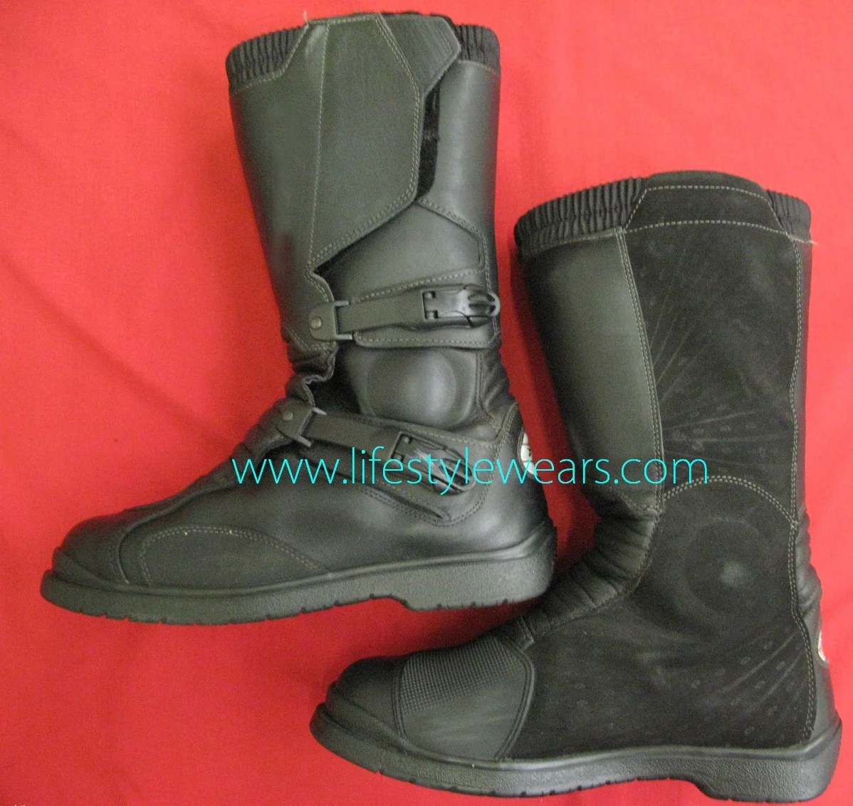 
Мотоциклетные ботинки из натуральной кожи мужские кожаные мотоциклетные ботинки b 
