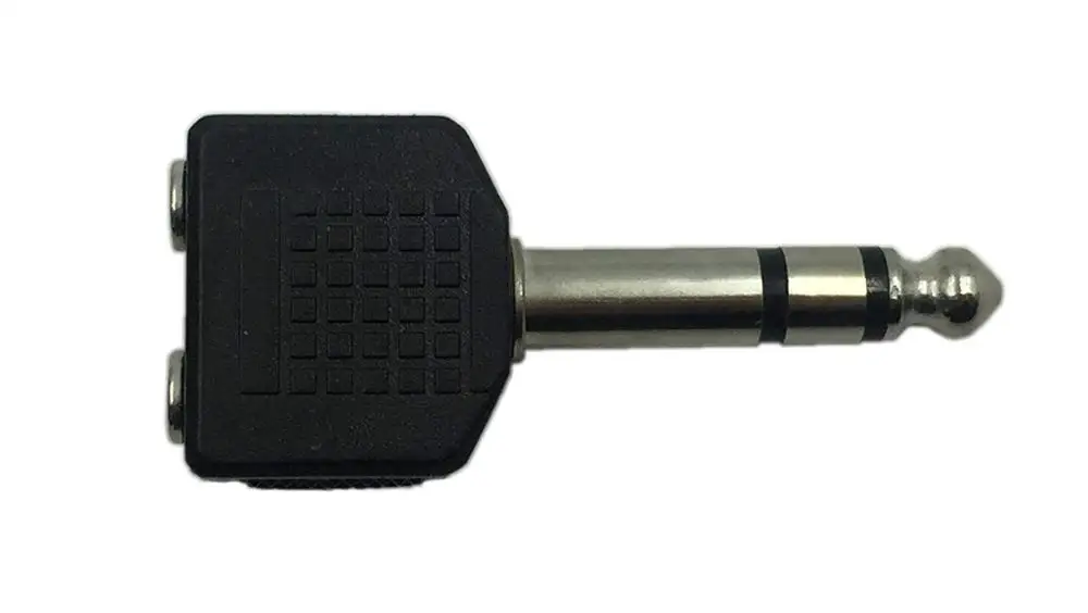 
TRS Plug To Dual 3 5mm Phone Jack Audio Adapter 