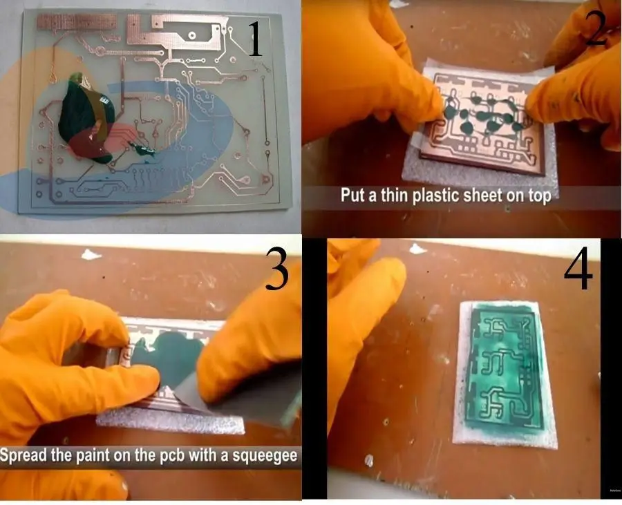 peelable protection solder resist screen printing ink for pcb