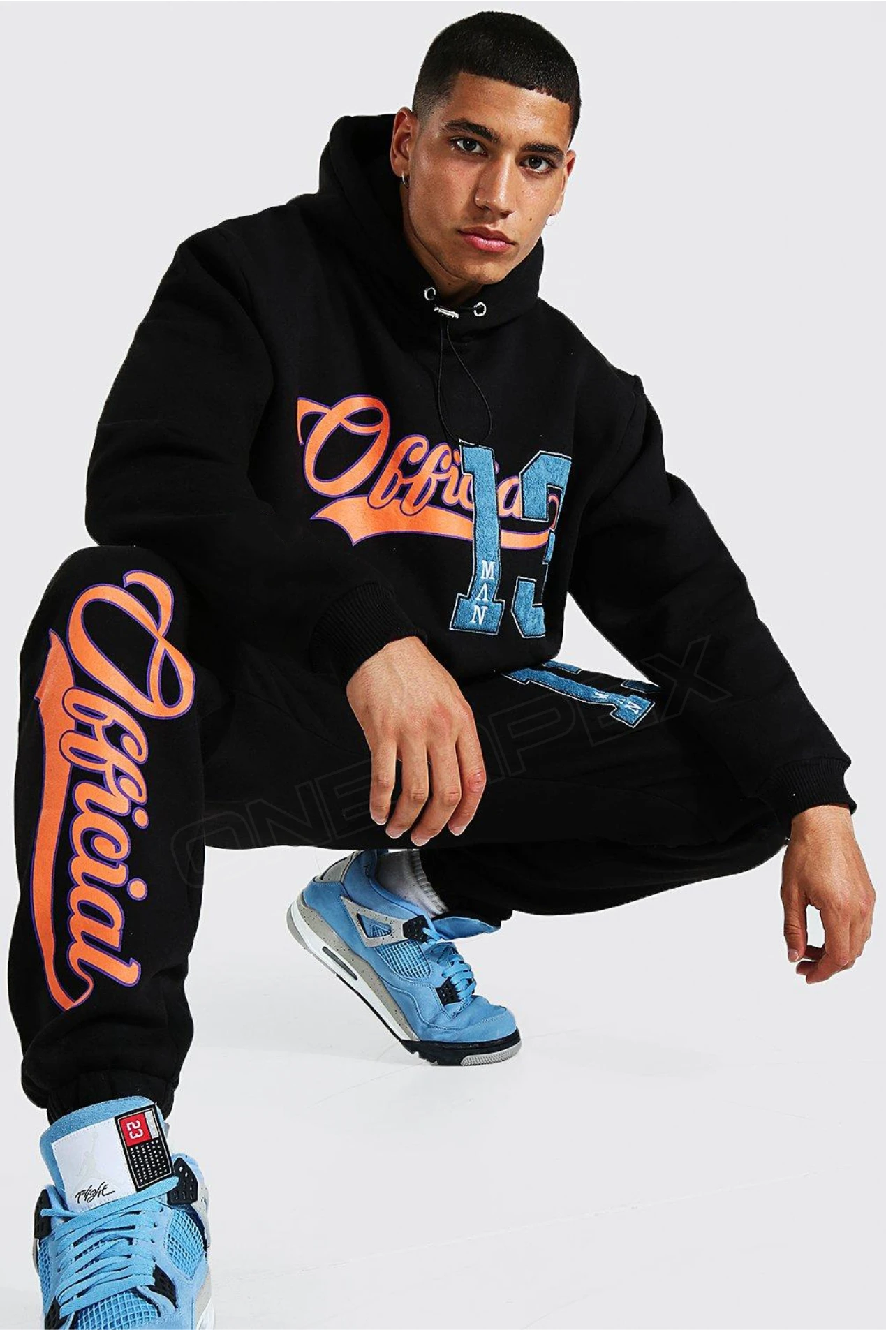 Streetwear Men  2 piece Sets mens clothing sweatsuit jogger sets Design Your Own Custom Logo cotton tech fleece made in pakistan