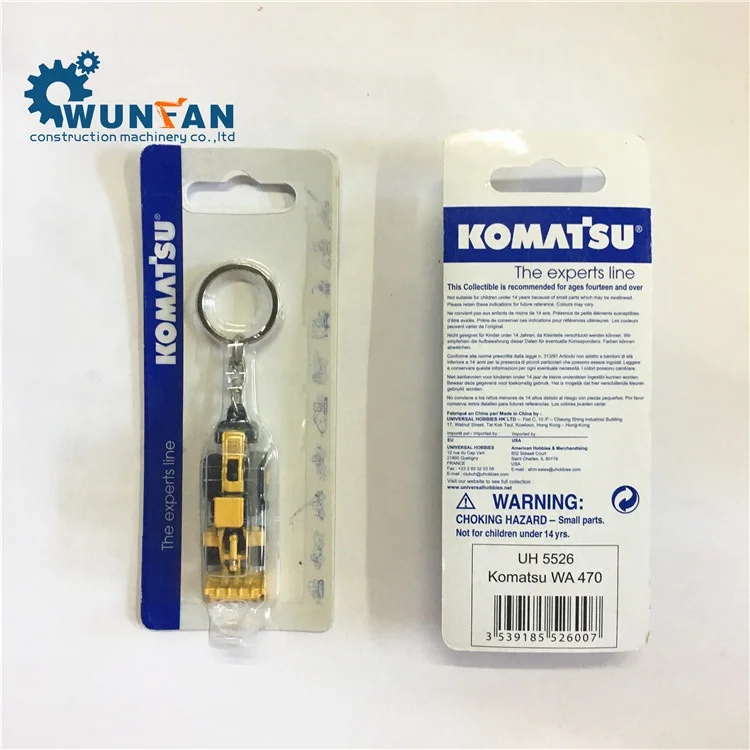 china supply  WA470 Wheel Loader Key Ring for komatsu  key chain