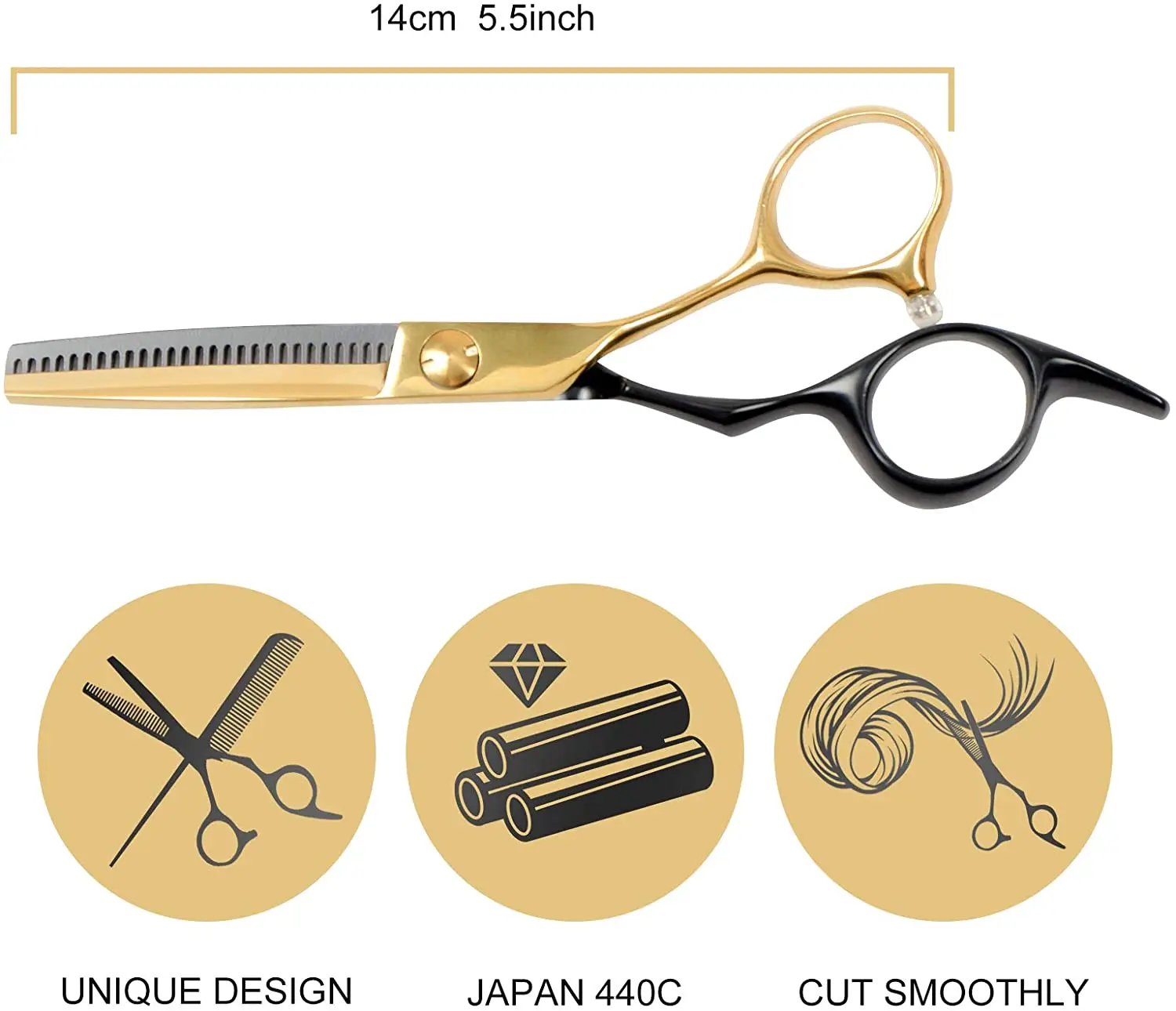 Филировочные ножницы для волос филировочные Профессиональный 5 дюймов Парикмахерские стрижки волосы наслоения текстурирования