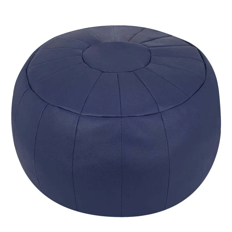 Hendfry factory comfortable brown pouf with inside filler for living room