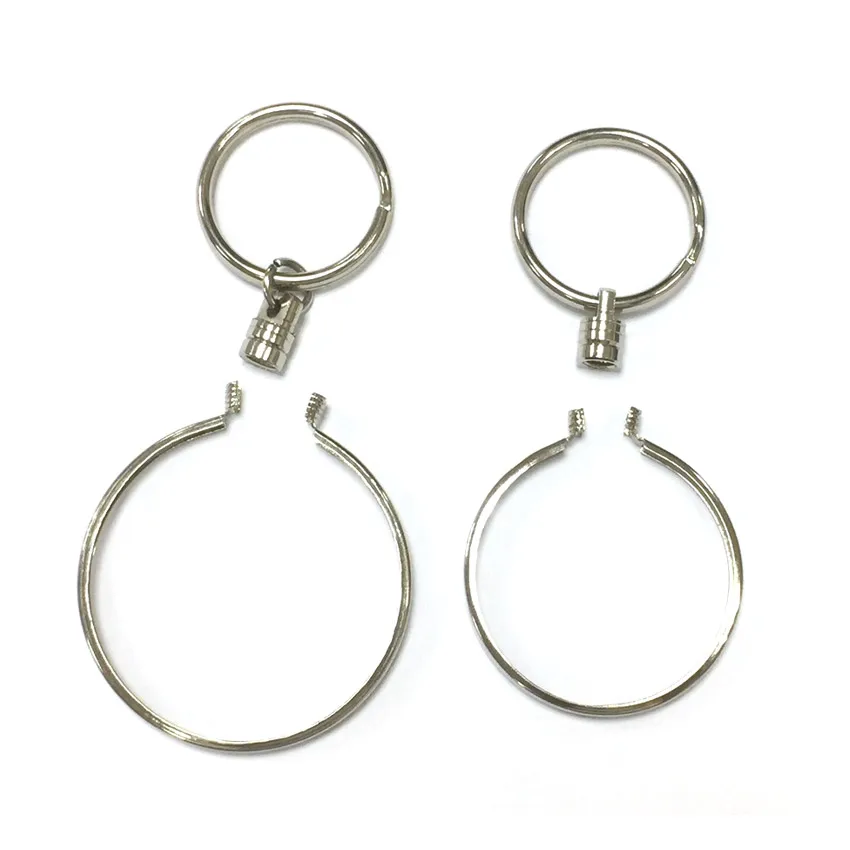 custom metal brass pendant holder coin bezel keychain