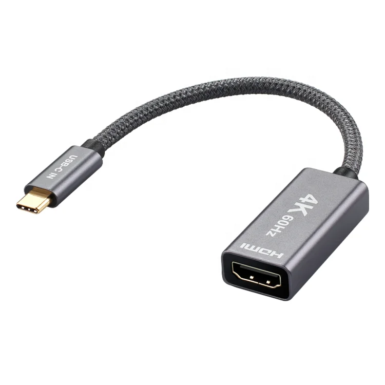 Кабель-адаптер ult-unite в нейлоновой оплетке 20 см 4K 60 Гц USB Type-C