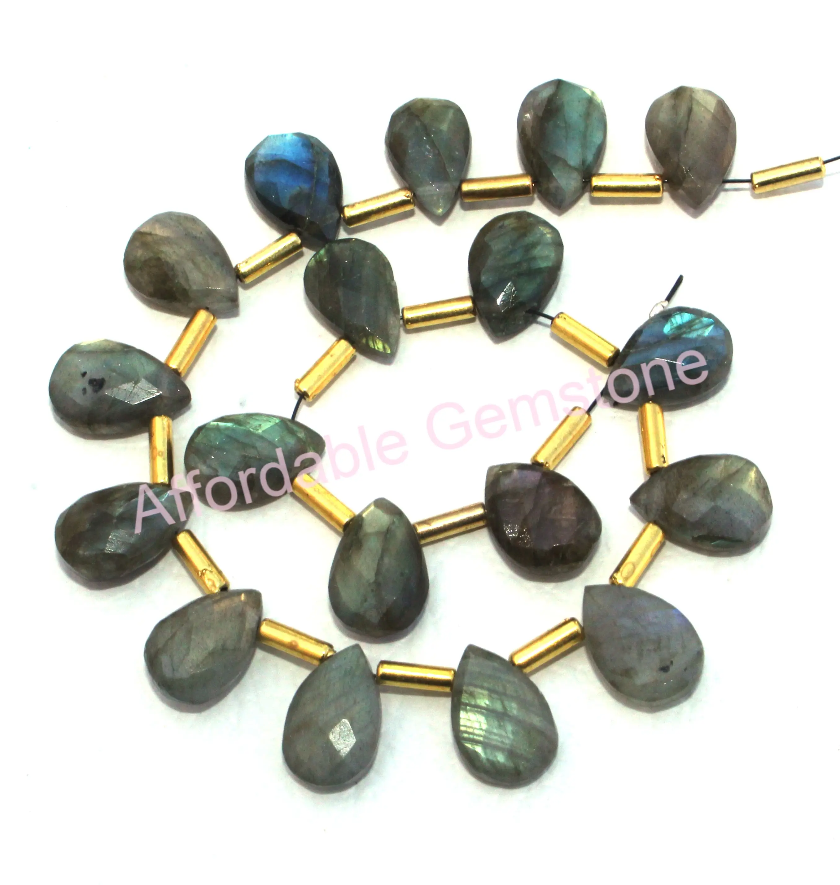 Натуральный лабрадорит, грушевидный камень, хорошее качество, ювелирные изделия ручной работы, драгоценные камни, ограненные бусины, полированные драгоценные камни