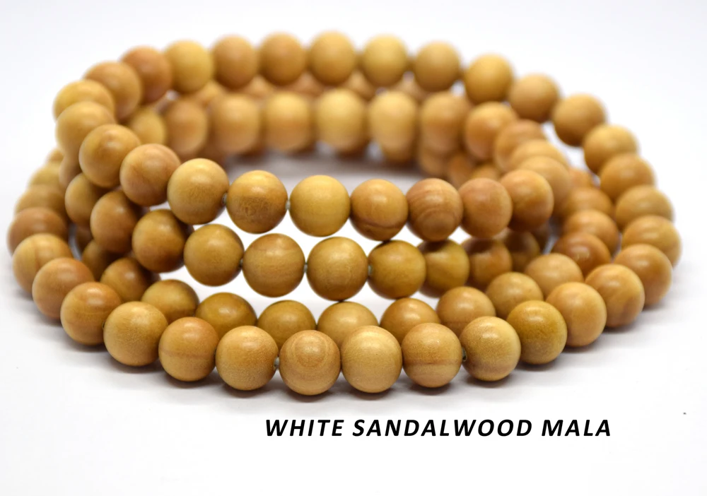 wrist mala sandalwood beads