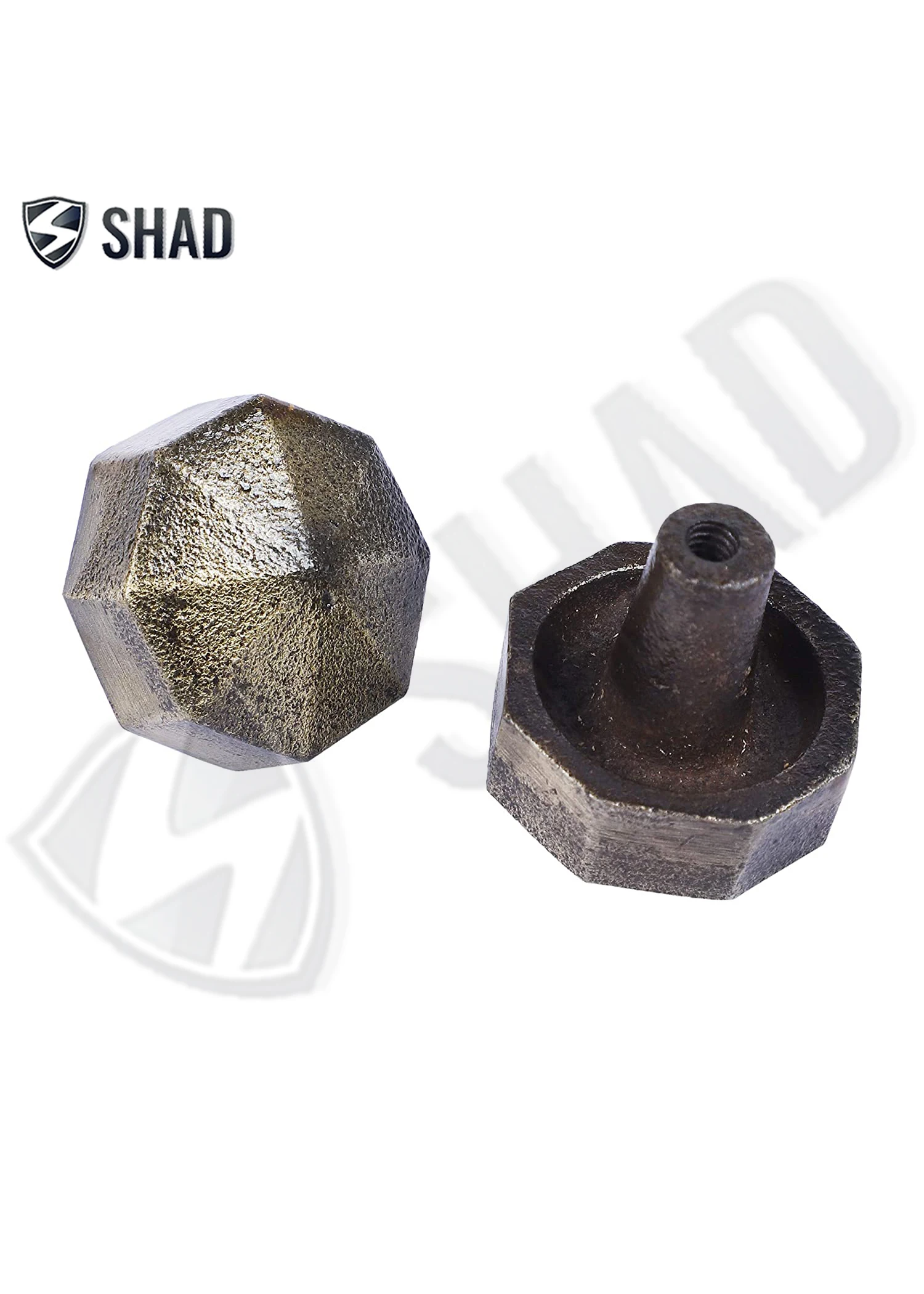 Современная многоугольная спиральная латунная ручка для шкафов ящиков и