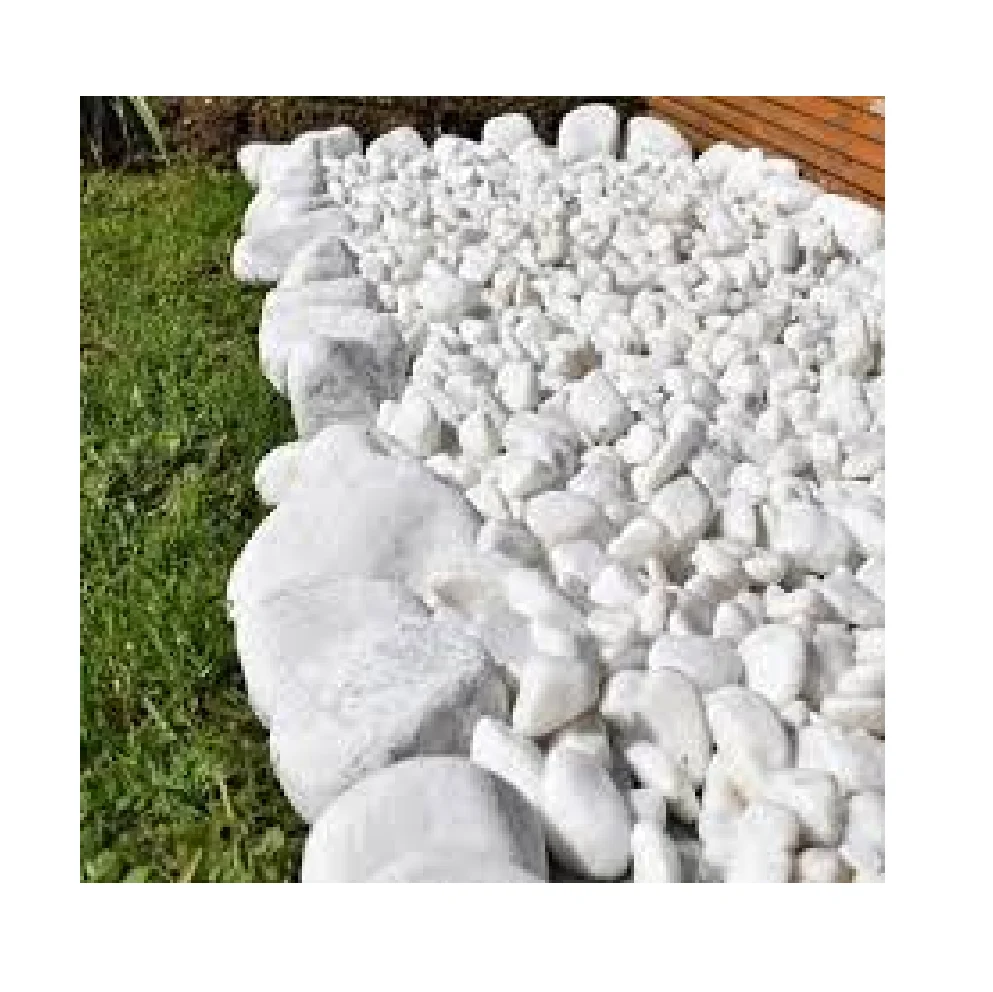 Milky White Pebble Stone High Quality Made In Viet Nam Thanh Cong Brand