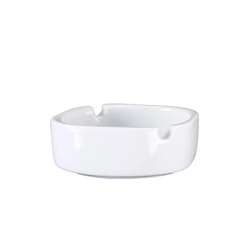 OEM Best Seller Square Heat Resistant Porcelain Ashtrays hot trend for cigar ashtray wholesale for luxury hotels and restaurants