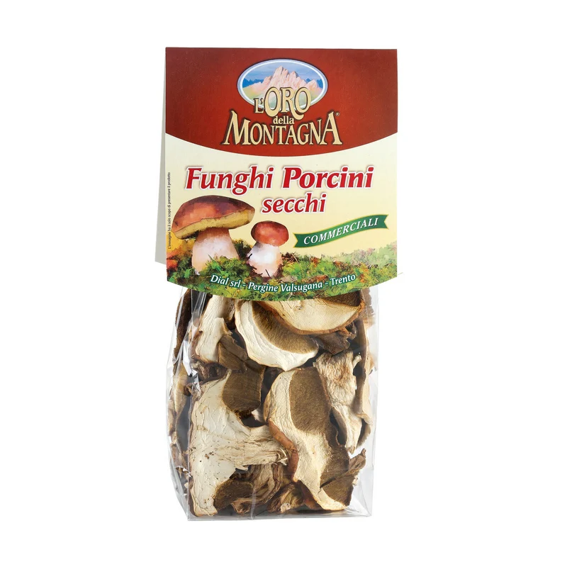 
 Высококачественный упакованный в Италию пакет из грибов Porcini коммерческого качества 40 г  