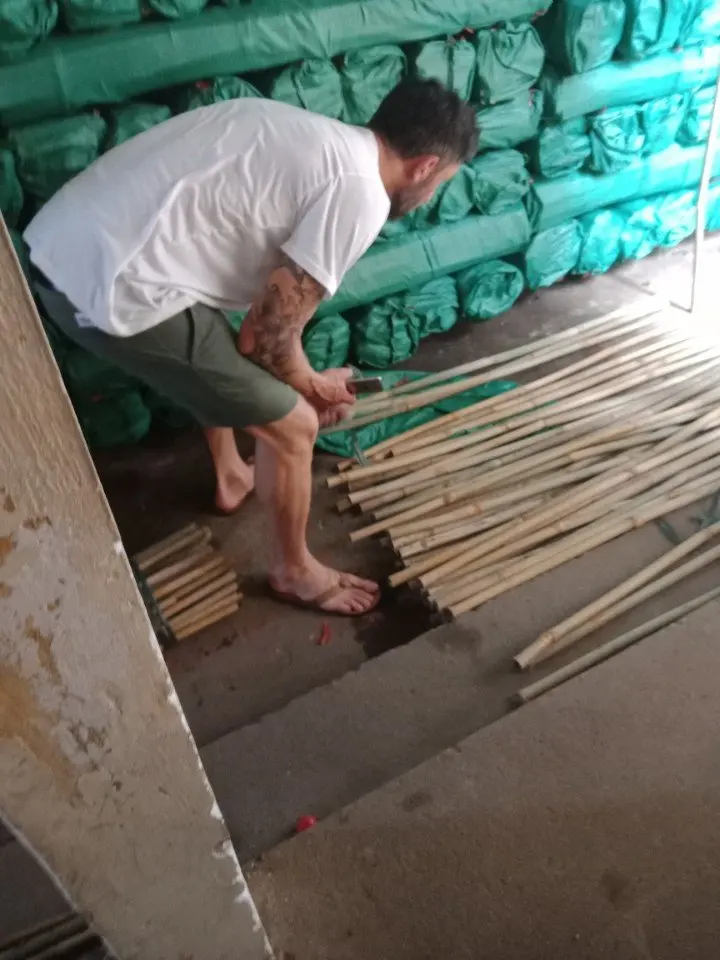 Лидер продаж бамбуковые палочки из натурального материала для изготовления забора или изделий ручной работы