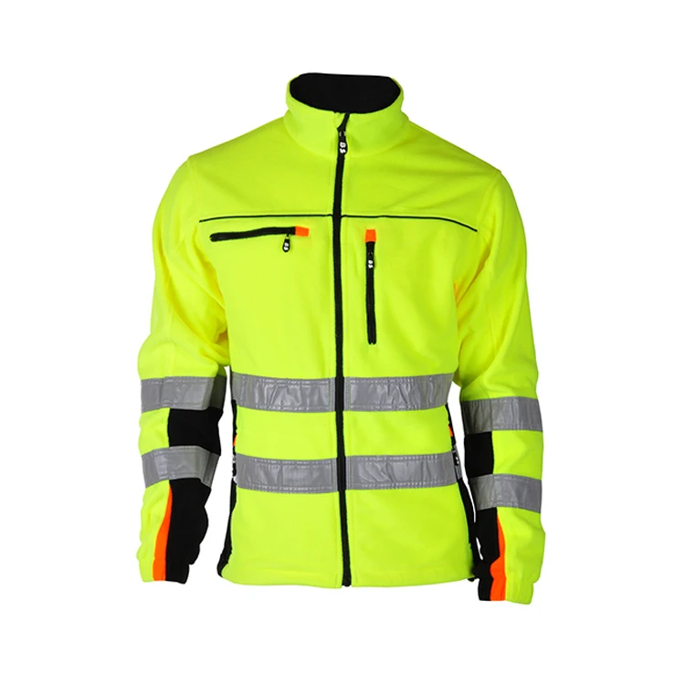 Новое поступление 2021 года сезон дождя водонепроницаемая Мужская куртка светоотражающие полосы рабочая Рабочая одежда куртки Hi Vis