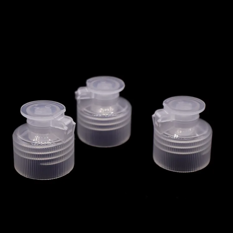 
European Warehouse Ready to Ship 28/410 Manufacture PP Plastic Bottle Screw Cap Plastic Flip Top Cap 