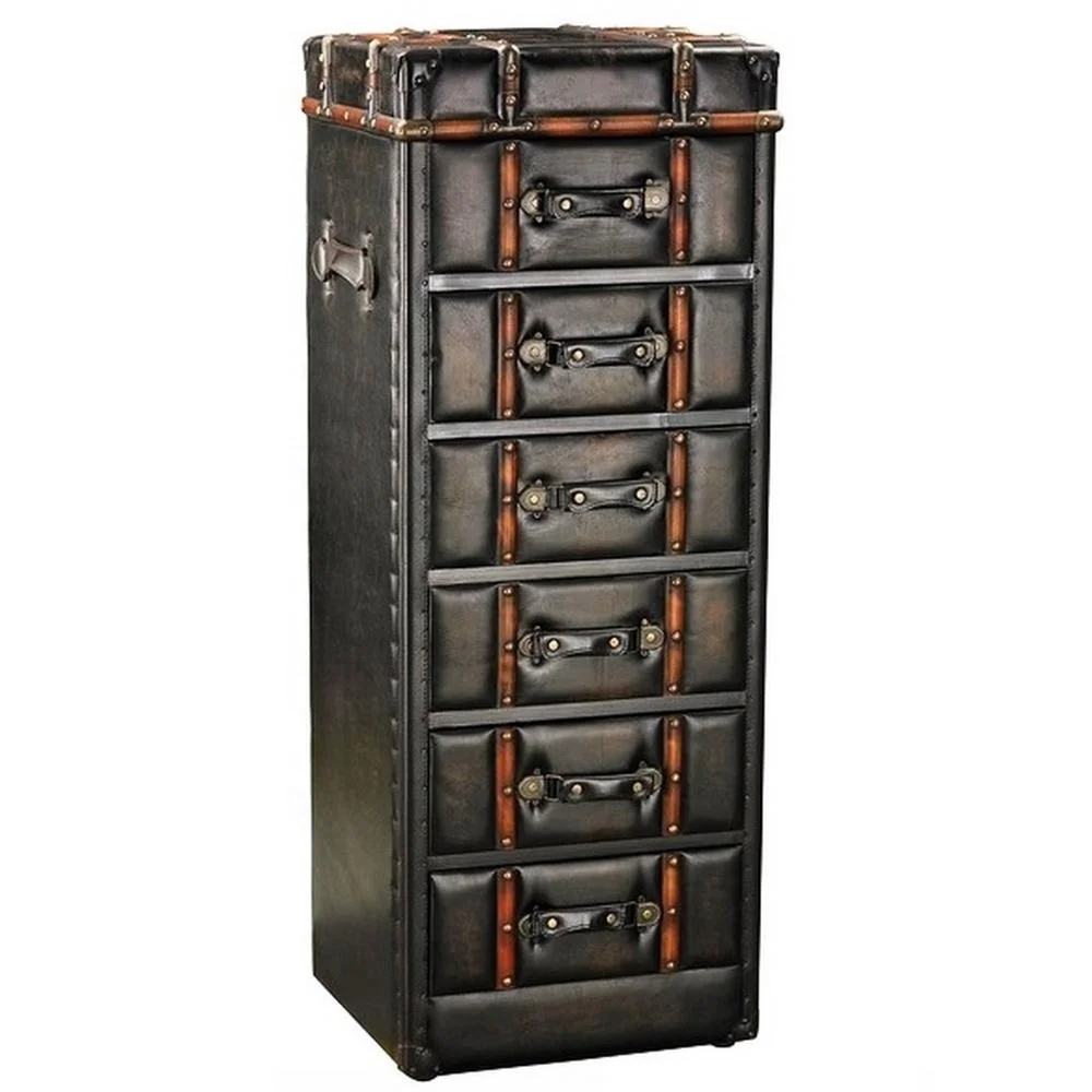 Industrial Luxury Cabinet Synthetic Leather Bathroom Furniture for Living Room and Kitchen Wood Material for Home Use