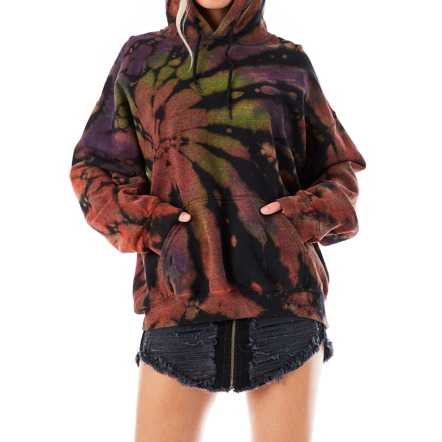 Женские толстовки с капюшоном, пуловер высокого качества