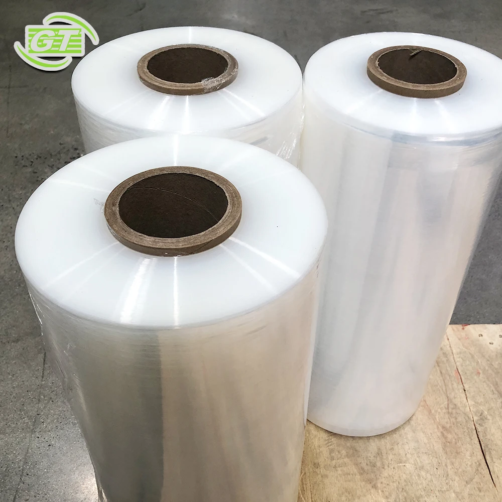 Manual Stretch Wrapping Film Soft Packaging Film Transparent Lldpe Stretch Wrap Cling Film Packing Package Carton Customized