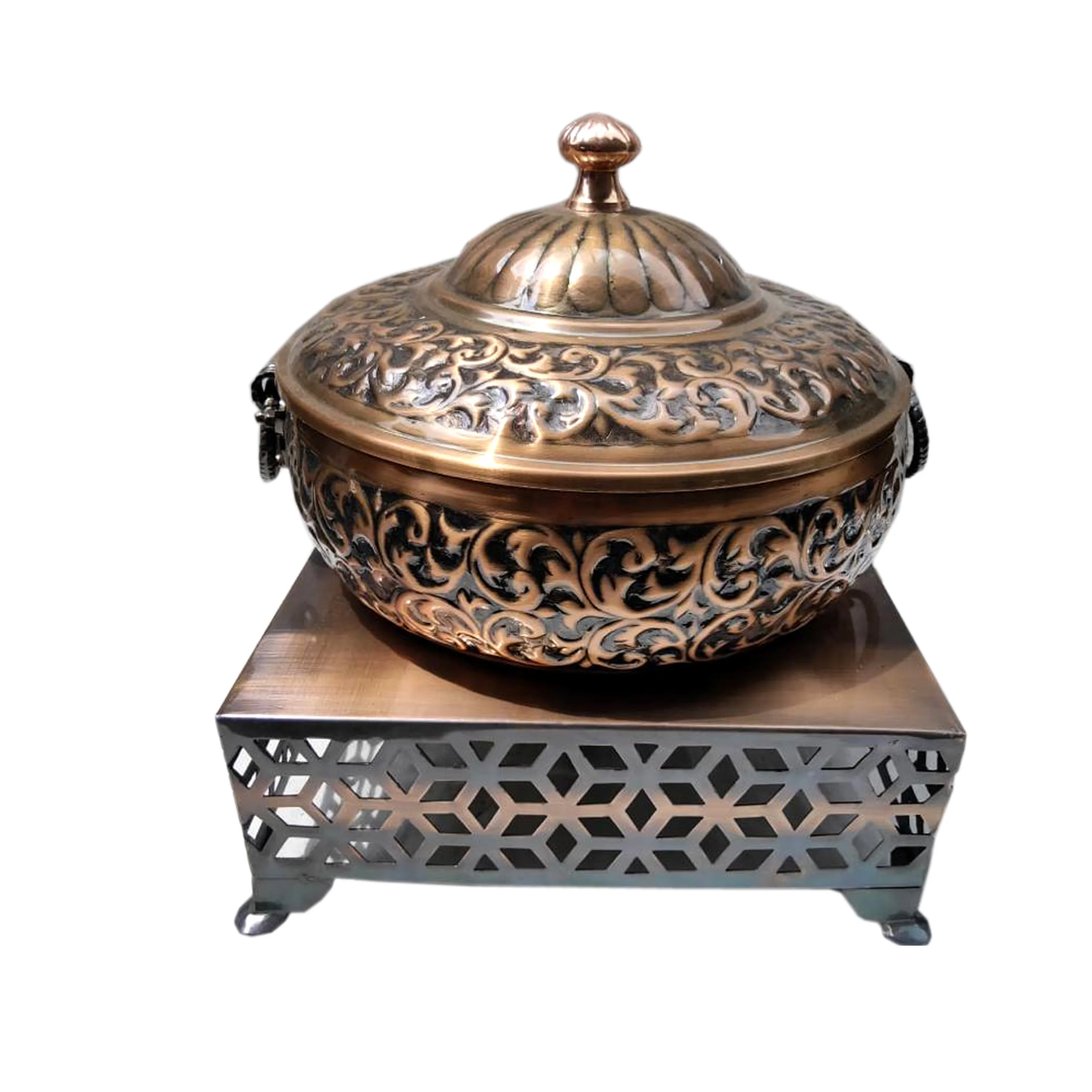  Подогреватель еды из нержавеющей стали блюдо для жарки с золотым покрытием банкетов отелей