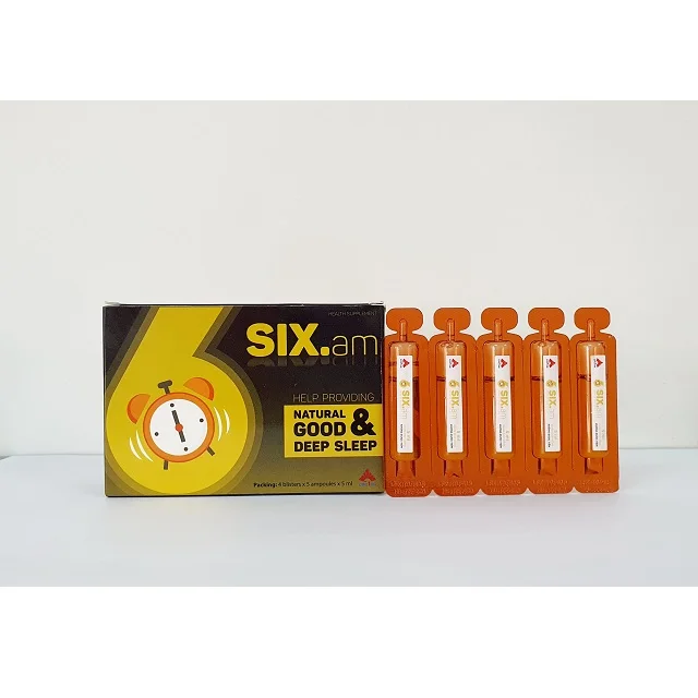 Box of 20 Ampoules Natural Liquid product for insomnia and sleeplessness for elder from herbal extract  Rotundine sulfate