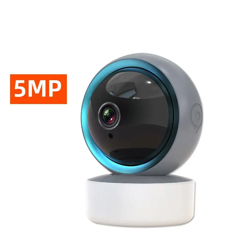 Tuya 5MP IP Camera Wifi Ultra HD Video Surveillance Camera Night Vision Two Way Audio Cloud PTZ Smart Home Cameras Baby Monitor