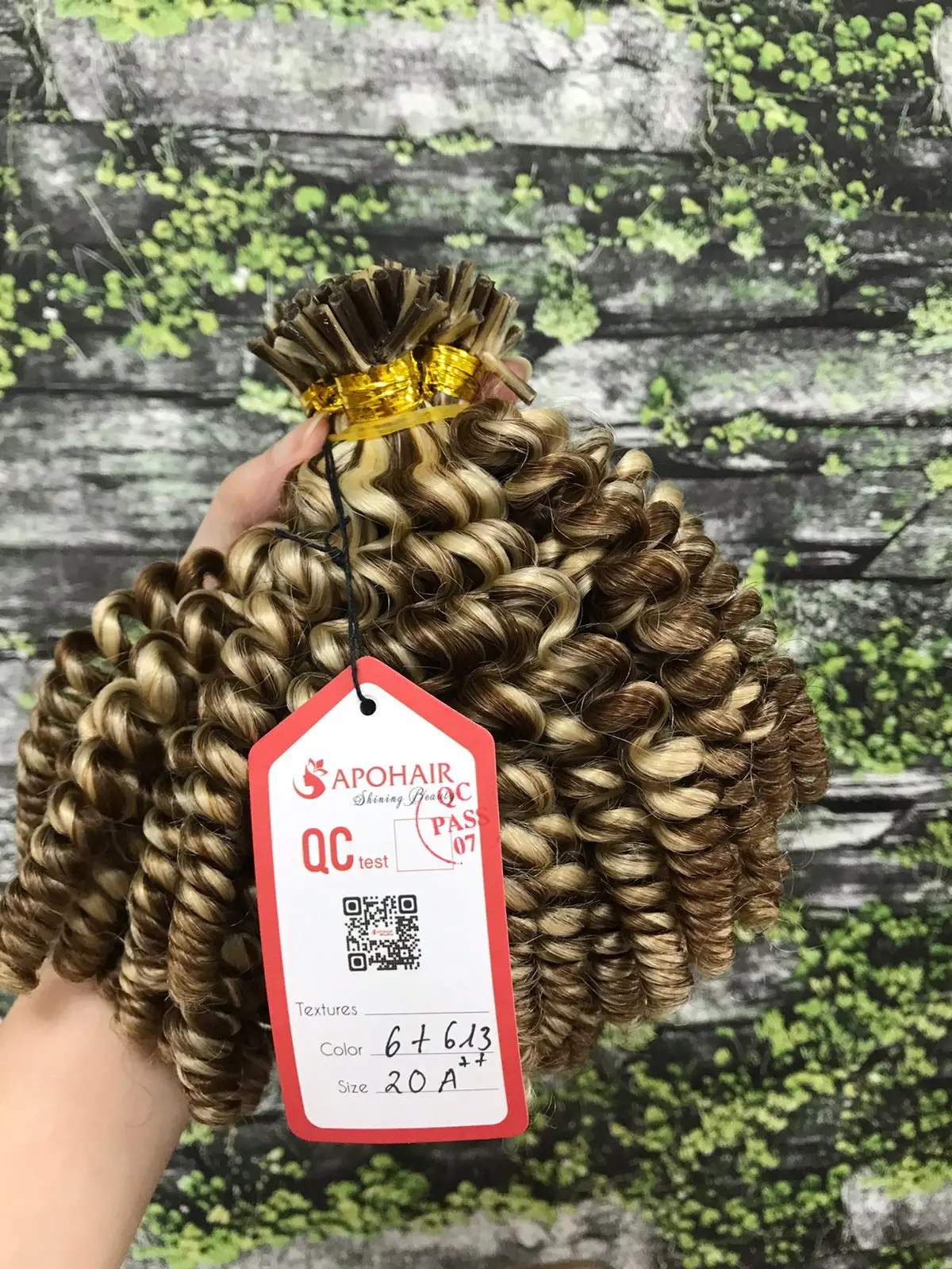 Vietnamese Human  Wavy Hair   Diffrent   Colors  I-Tip Keratin   Hair Extension