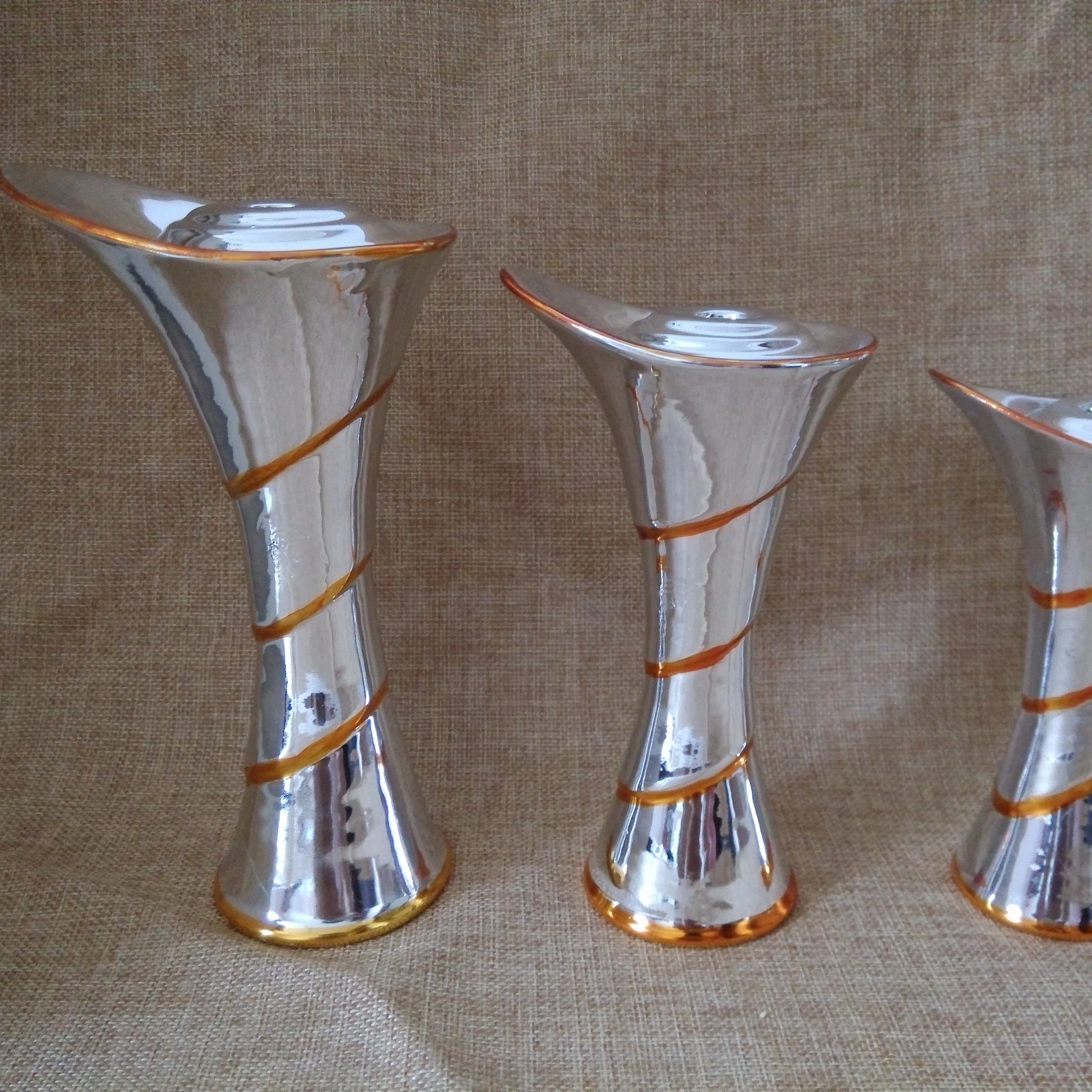 
Shiny Torch Shape Ceramic Trophy Parts from trophy manufacturer 