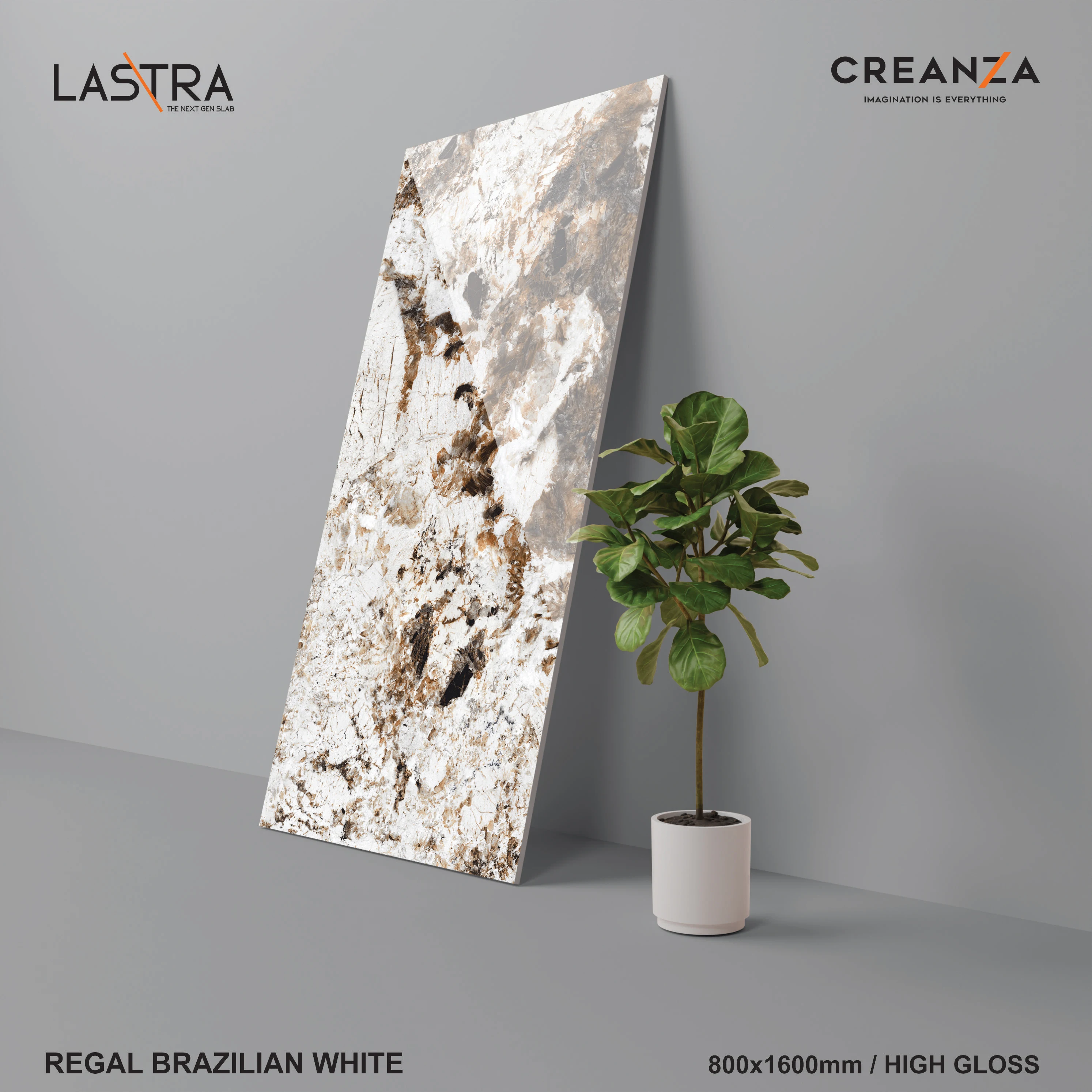 Бразильская мраморная фарфоровая плитка для ванной комнаты с высокой глянцевой поверхностью 800x1600 мм