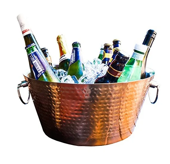 Античная Медная охлаждающая емкость для пива/емкость напитков по индивидуальному дизайну и