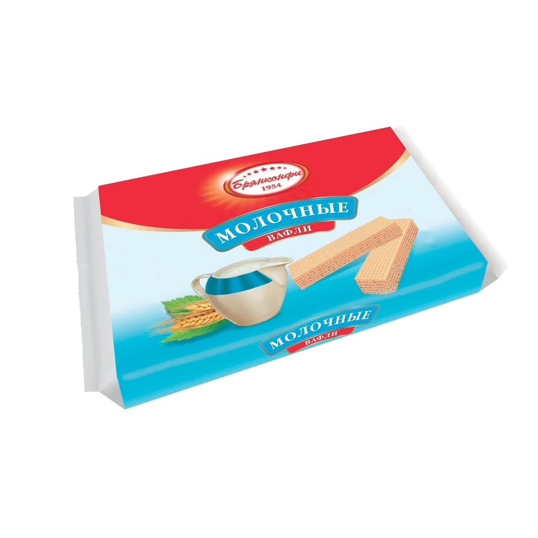 
Wholesale Waffles Milky Wafer With Cream Filling And Milk Flavor 1/45 