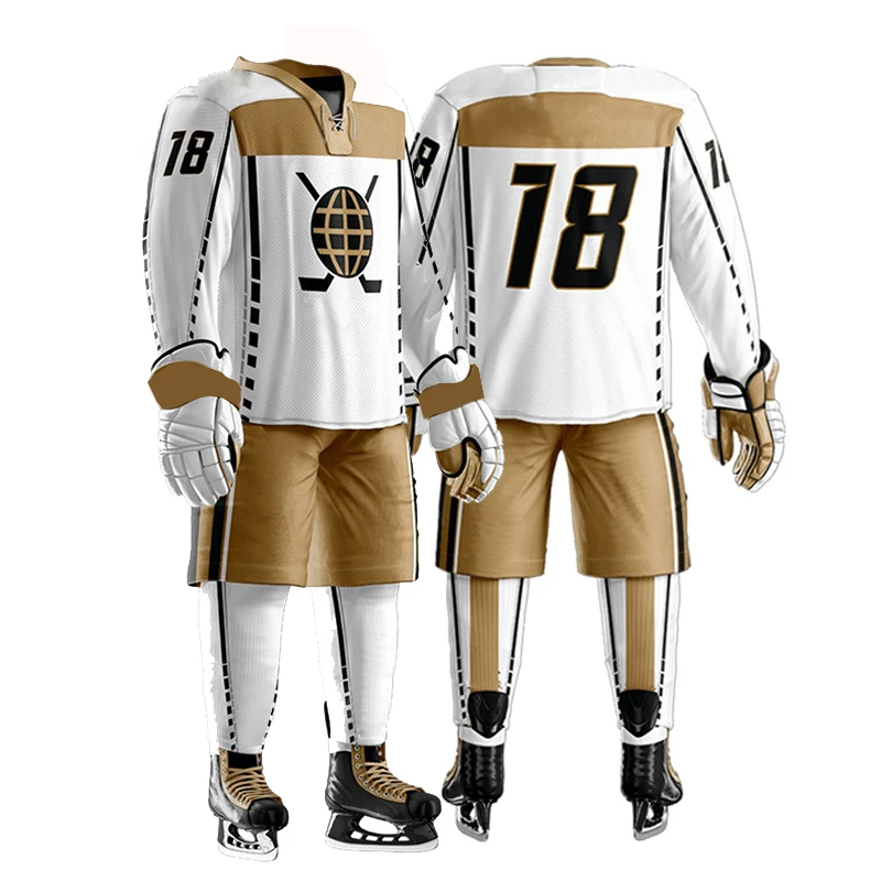 Different Design Ice Hockey Jersey Fashion Customized Logo Team Sports Wholesale Price Ice Hockey Uniform