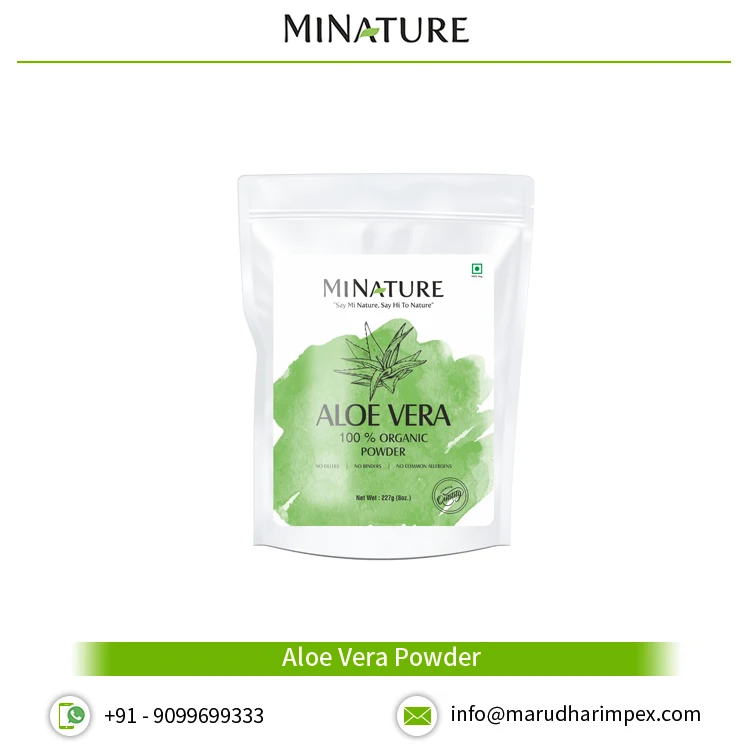 Exclusive Deal on Impressive Quality Herbal Aloe Vera Powder Used for Hair Wash